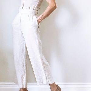 Zara Paperbag Ankle Pant